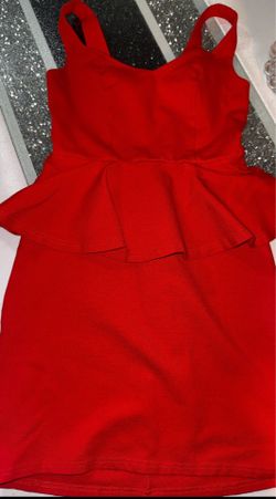 Red/orange dress