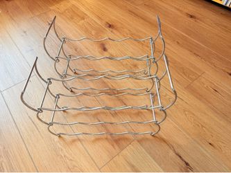 Metal stackable wine racks