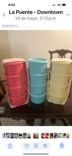 Set De 4 Piezas Tupperware Nuevos 