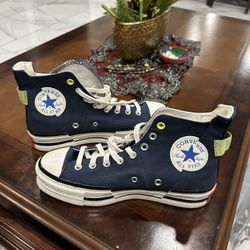 New Converse Chuck 70 Plus Heel Loop Sneakers in Navy size 8 Men - 10 women 