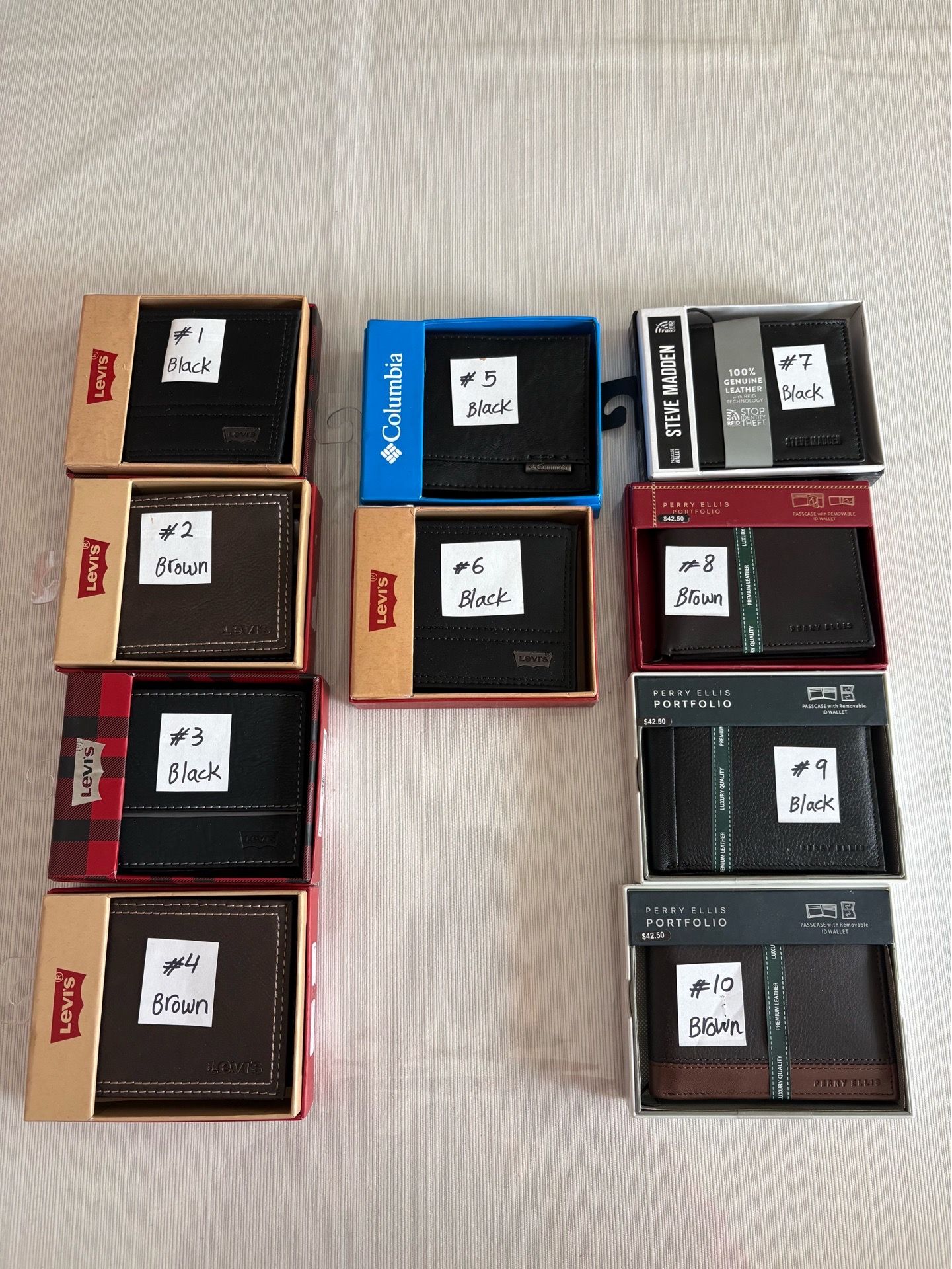 Men’s New Leather Wallets … For Father’s Day