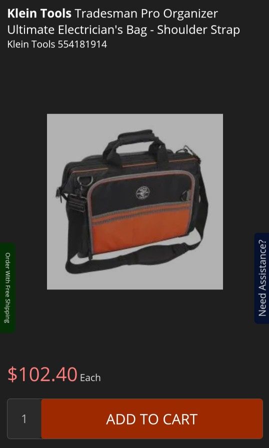 Klein Tool Bag