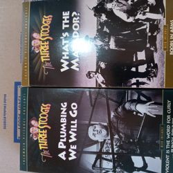 Three Stooges VHS Tapes 