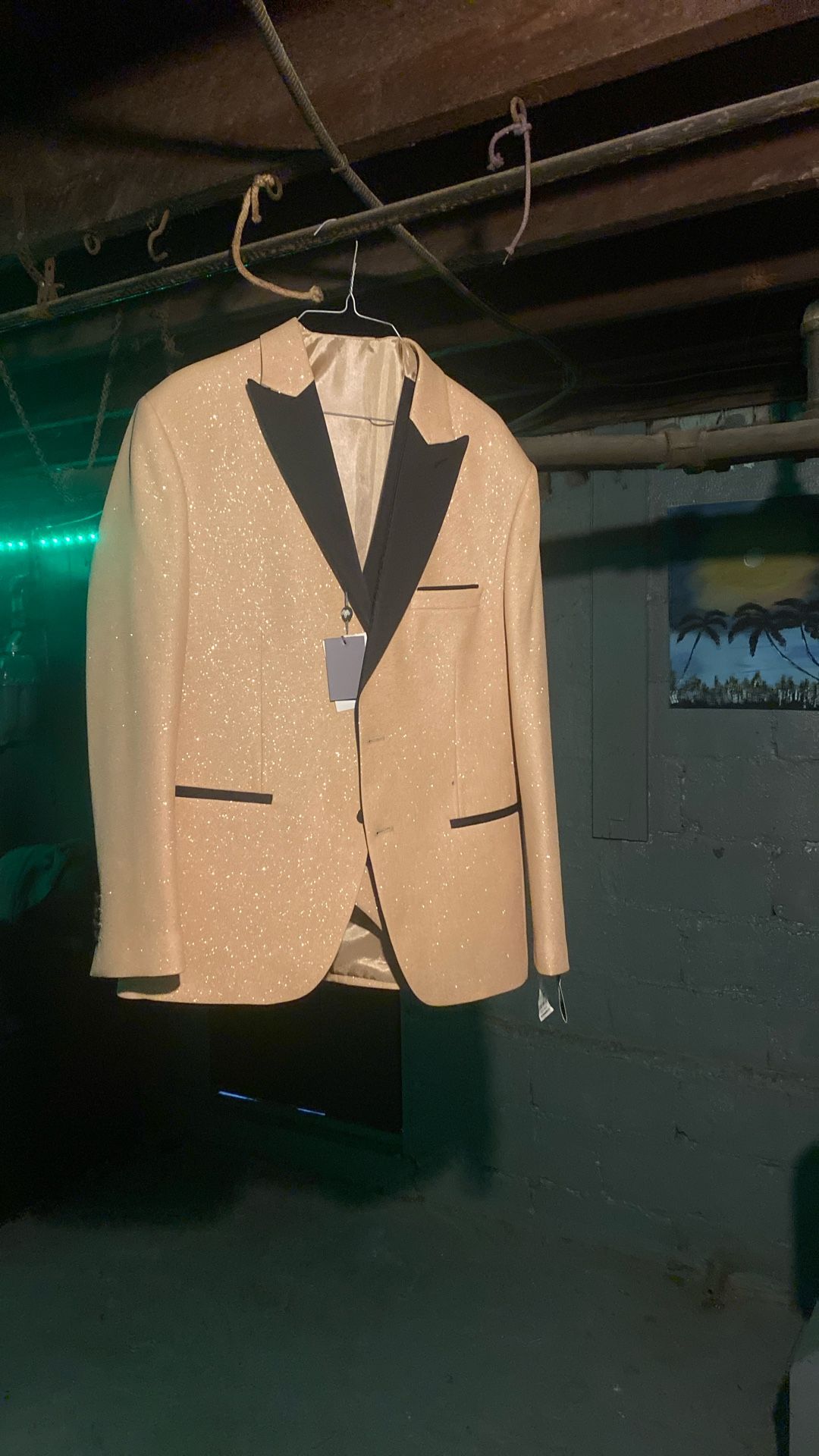 Gold Tuxedo Suit Jacket