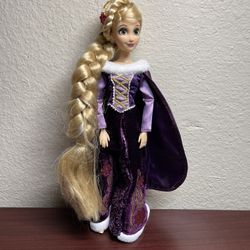 Disney Special Edition Holiday 2021 Rapunzel Doll 11.5" Loose As Is 