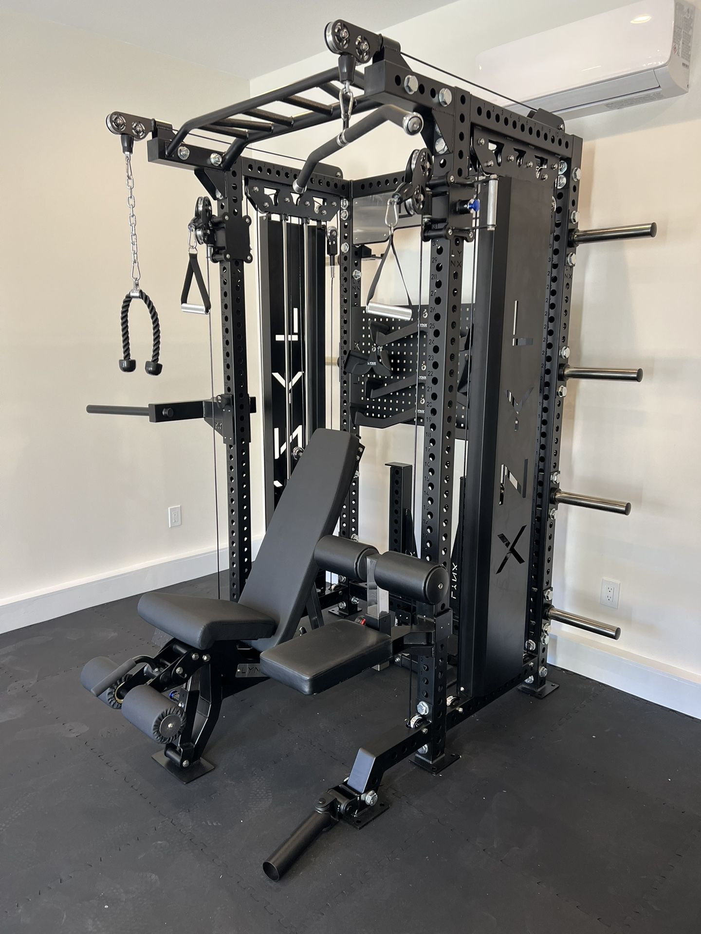 LYNX Fitness 2 in 1 PRO Series Rack🔹All In One Home Gym🔹Dual Cable Machine🔹Squat Rack