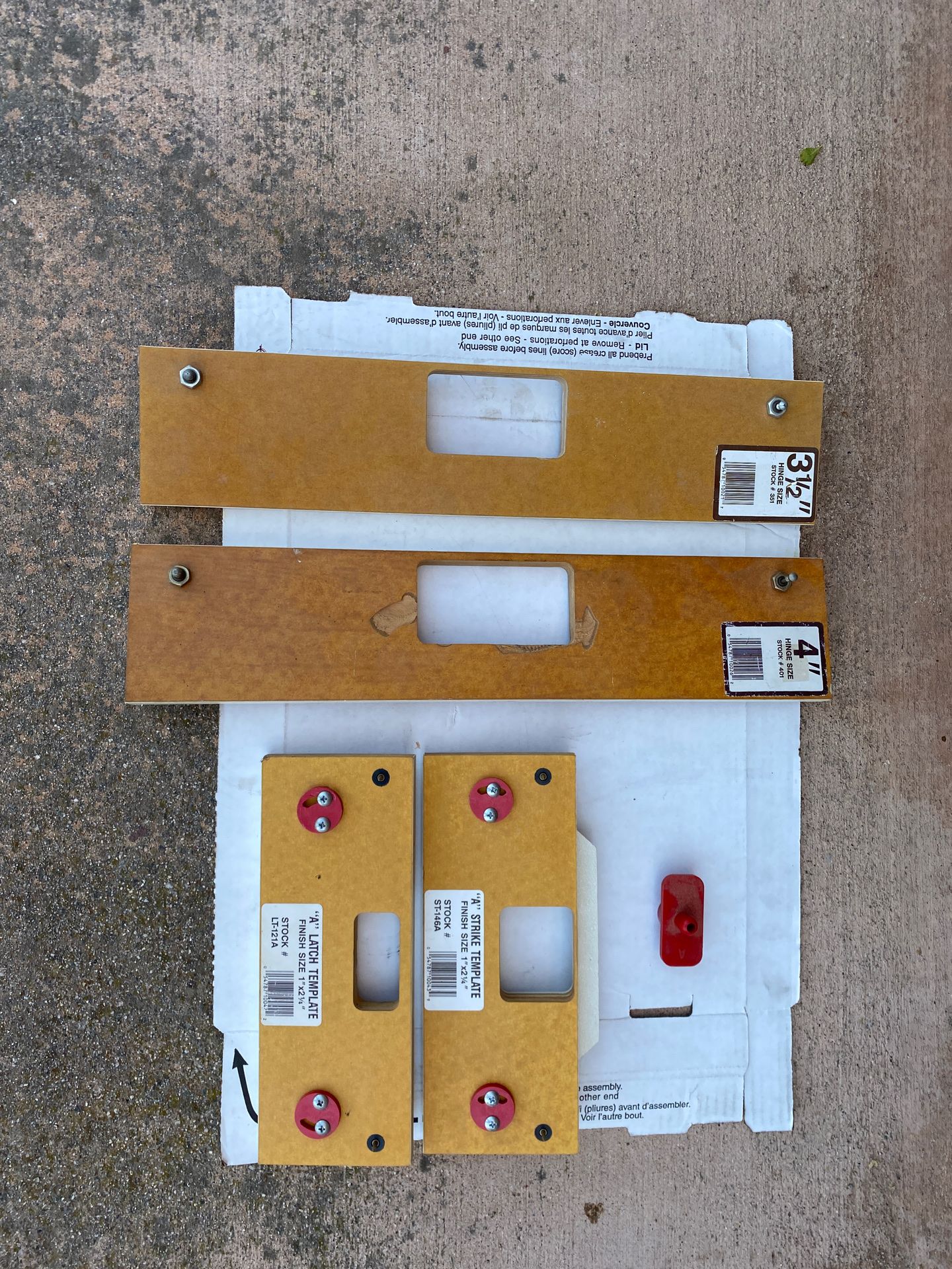 Router door templates buy templaco for Sale in Palos Verdes Peninsula