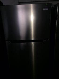 Insignia Stainless Top freezer fridge