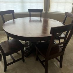 Nadeau Round Table And Chairs 