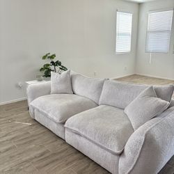 Boucle Loveseat 