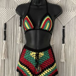 Small, Medium, and large Jamaican Bathing Suit