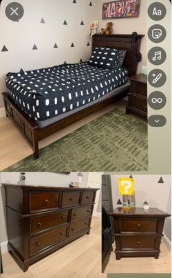 Kids Wooden Bedroom Furniture Set For Sale!!