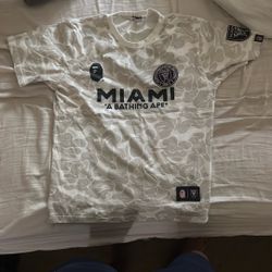 Bape intermiami shirt size small