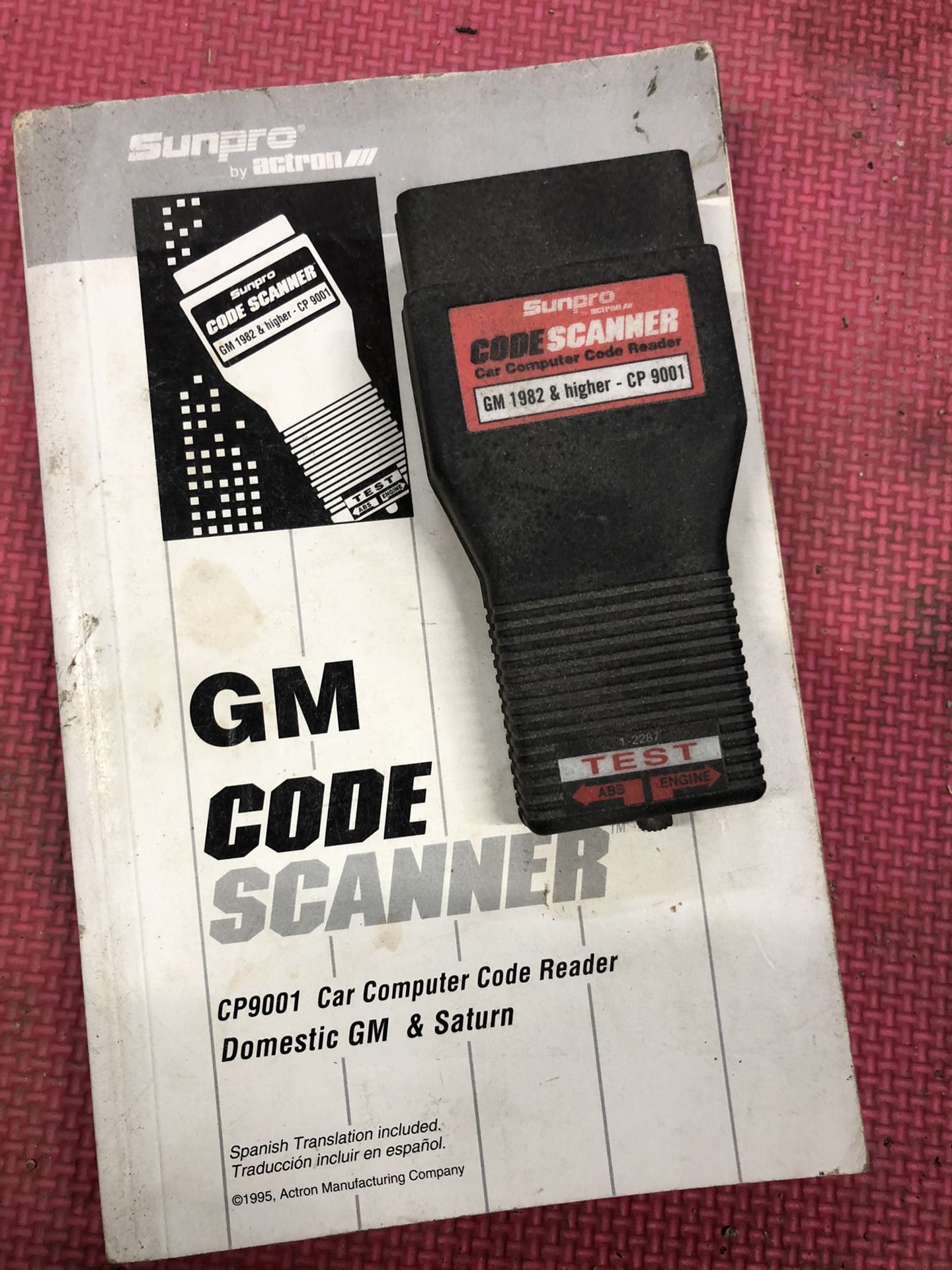 GM Vehicle code scanner