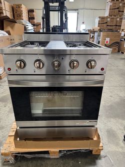 30 inch Manual gas range stove