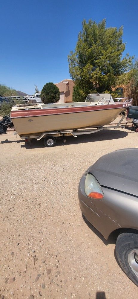 Project Boat With 120 Hp In Board Motor