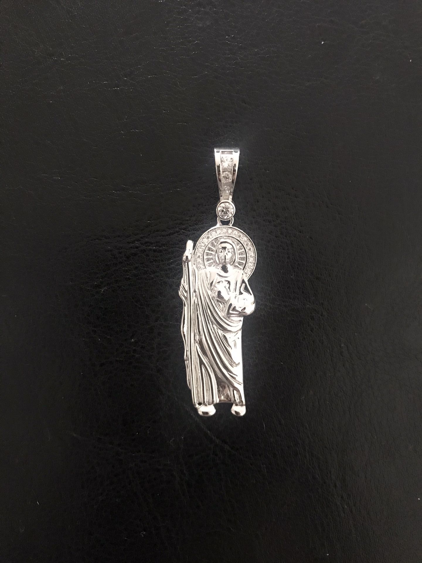 925 Sterling Silver st jude Pendant 