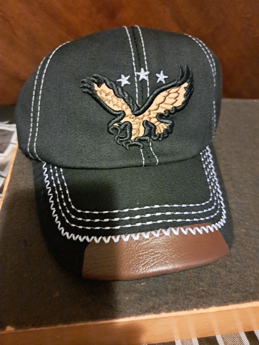 Brand new men's hat with eagle