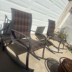 Patio rocking chairs