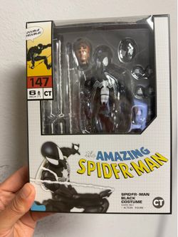 Venom Amazing SPIDER-MAN Symbiote Black Suit 1/12 Marvel Superhero Figure