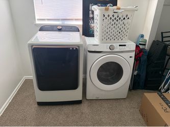Samsung washer and dryer set front load