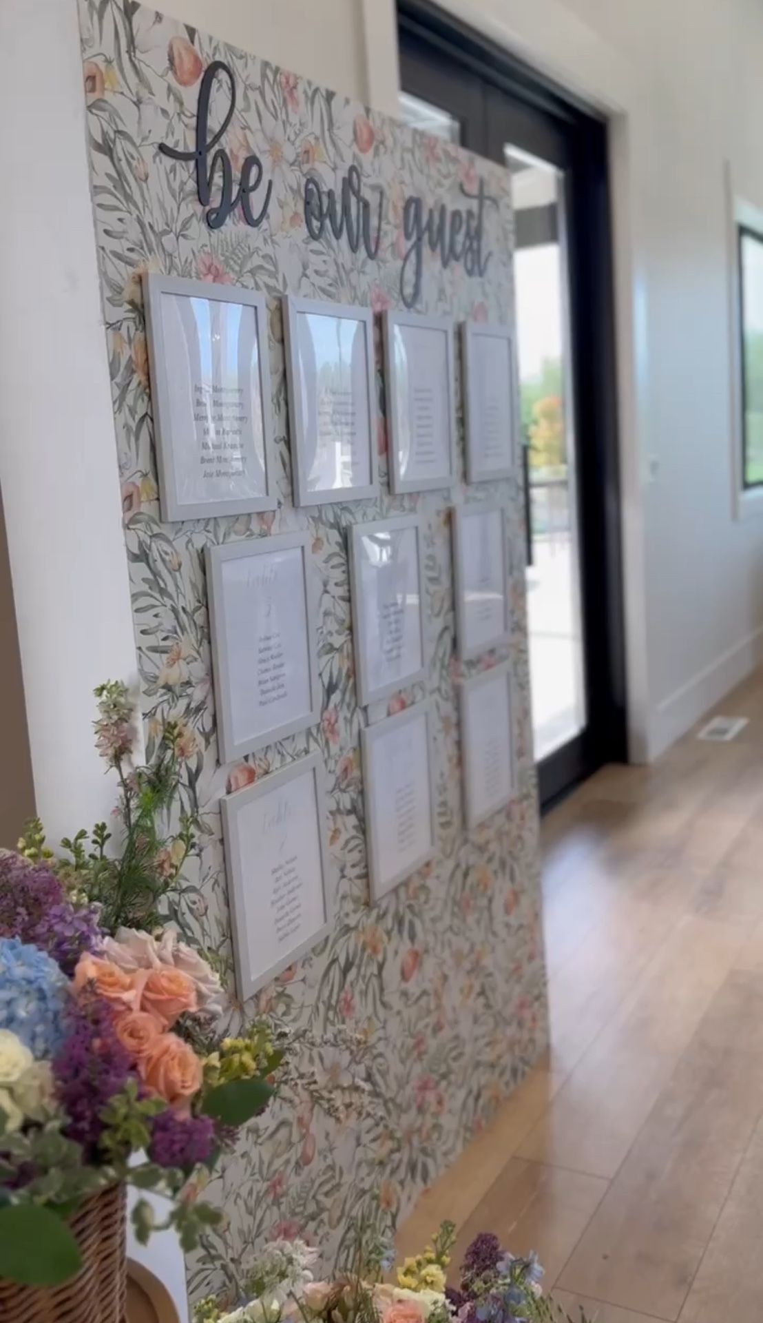 Wedding Welcome Wall/Seating Chart