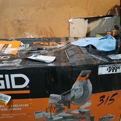 12 Inch Dual Bevel Sliding Compound Ridgid Miter Saw