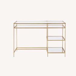 West Elm Gold Desk