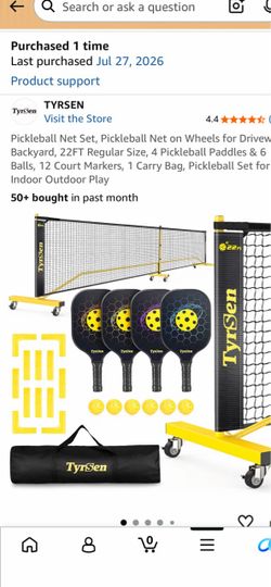 New Pickleball Set