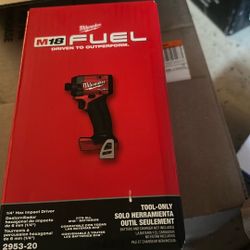 1/4 Impact Driver $110 Firm Tool Only 