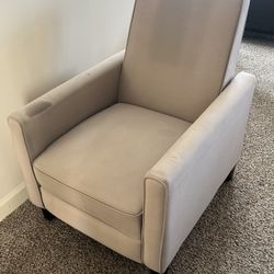 Reclining Chair - Light Grey