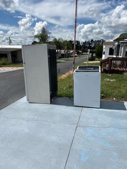 Washer and fridge CURB ALERT