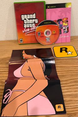 Grand Theft Auto Vice City Microsoft Xbox The Collection Version CIB Complete