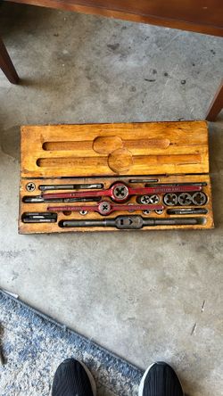 Vintage Greenfield Tap And Die Set. 30 + Pieces 
