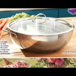 CACEROLA DE 15 QT CLÁSICA DE ACERO INOXIDABLE PRINCESS HOUSE 🌹🌷