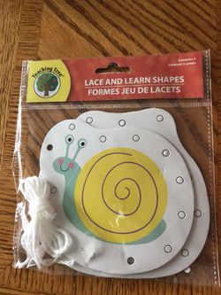 Lace and learn shapes