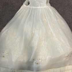 Baptism Dress With Headband
