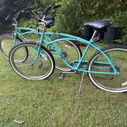 Pair Of Beach Cruisers 
