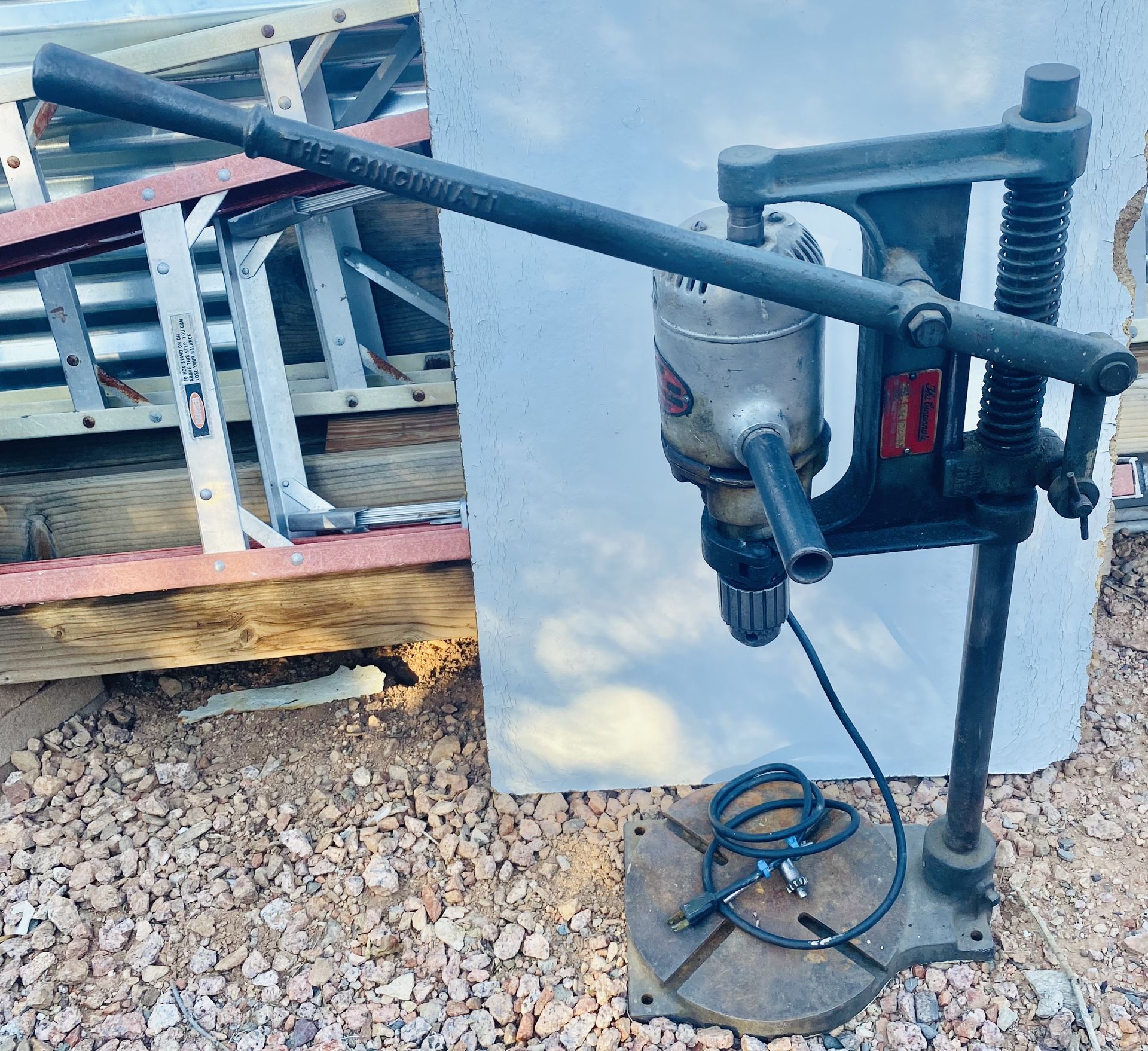 Vintage Cincinnati Electrical Tool Co.  Bench Drill Press