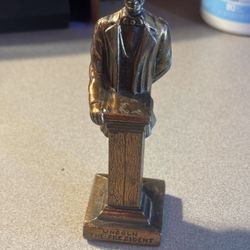 ABRAHAM LINCOLN THE PRESIDENT Metal Statue LA FLECK 6“