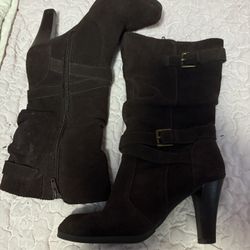 Brown High Heel Boots