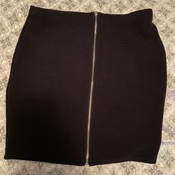 Women Front Zipper Skirt Size Large