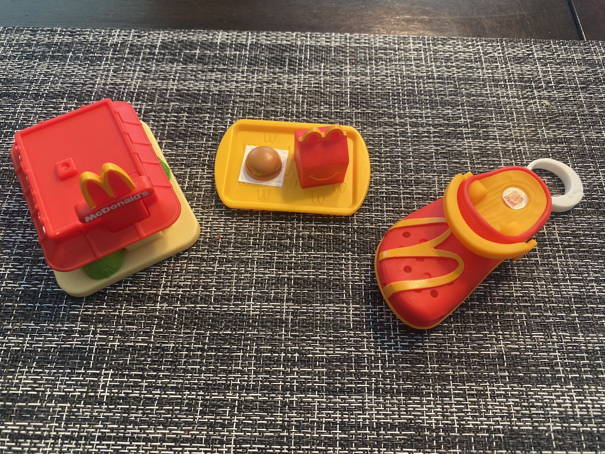 Minnie McDonald’s Toys And Croc Keychain
