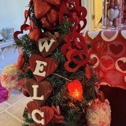 Valentines Decorated Tree $40