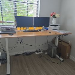 Standing Office Desk (72 in width & 32 in depth)
