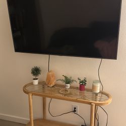 RUSTOWN 2-Piece Rattan Table Set (Coffee & Console Tables) - Like New