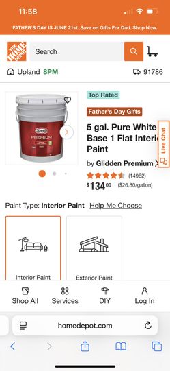 5 gallon bucket pure white paint