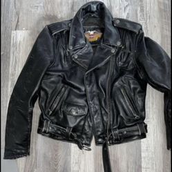 Womens HARLEY DAVISON LEATHER JACKET