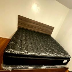 QUEEN BRAND NEW PILLOW TOP MATTRESS AND BOXSPRING SAME DAY DELIVERY 