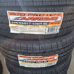 235-65-17 !!! ARROYO SPORT A/S !!! $380 LAS 4 LLANTAS MONTADAS Y BALANCEO INCLUIDO 👌 